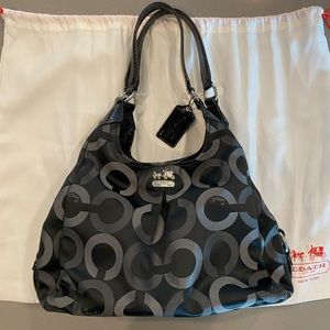 Black Coach Logo Purse